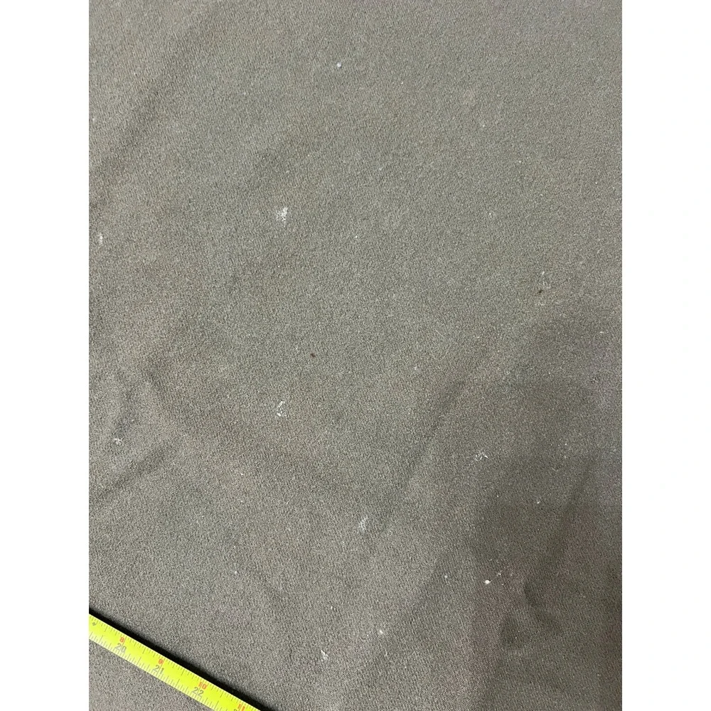 VTG Military Wool Blanket Olive Green Fabric Textile Large Rectangle Utility